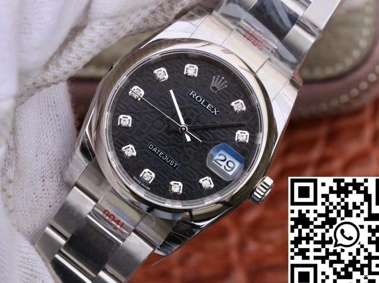 Black Factory 116200 Datejust Dial 36mm DJ Rolex 0425